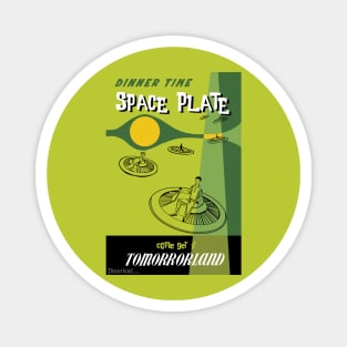 "Space Plate" - Disnerland Parody Magnet